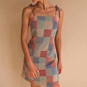 Vineyard Vines Fish Patchwork Dress Size 16